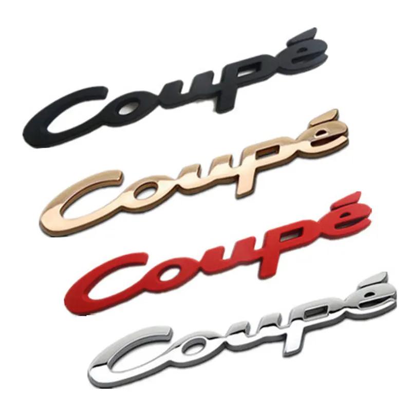 1Pc 3D Coupe logo Car Body Emblem Badge Sticker Accessories