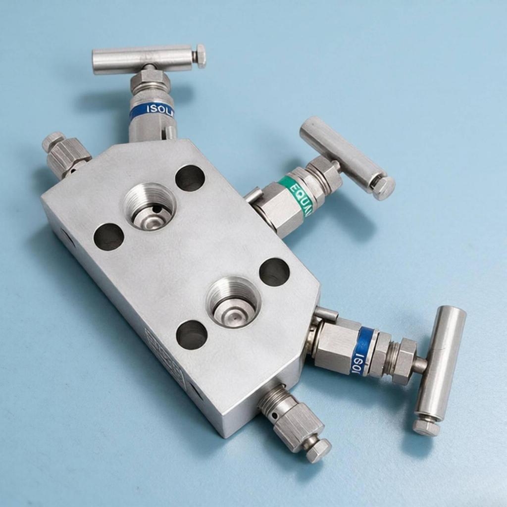 Three-Valve Sender Hand-Operated Coplanar-Flange for Industrial