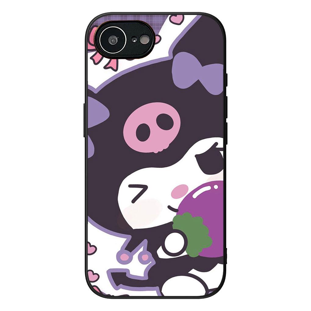 Soft Cover for Apple iPhone 13 12 Mini XS 11 Pro Max 7 8 Plus XR SE 2022 2020 SE3 Coque Phone Case Lovely Kuromi Cartoon