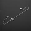 Mens Star of David Bracelet Titanium Steel Jewish Symbols Bracelet Men's Religious Amulets Jewelry Gifts
