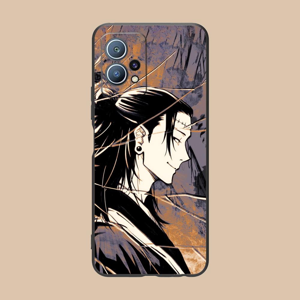 Jujutsu Kaisen Geto Suguru Phone Case for Huawei P60 P50 P40 P30 P20 P10 P9 P8 Pro Lite Plus Colorful Printing Cover Smartphone