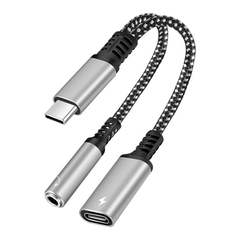 Simultaneous Charging And Sound USB C Adapter For Clear Sound On Phone And Devices