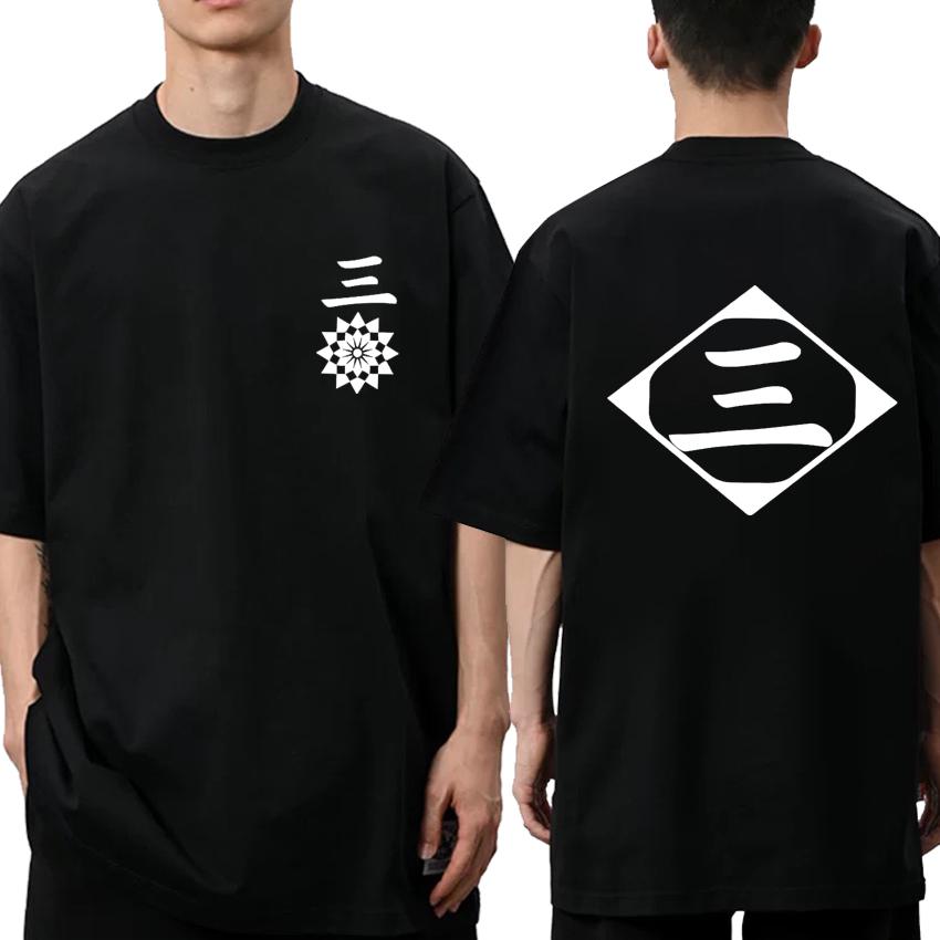 2025 Hot Sale Anime Cotton Harajuku T Shirt Men Women Bleach Cosplay Short Sleeve T-shirts Unisex Zaraki Kenpachi Cotton Tops