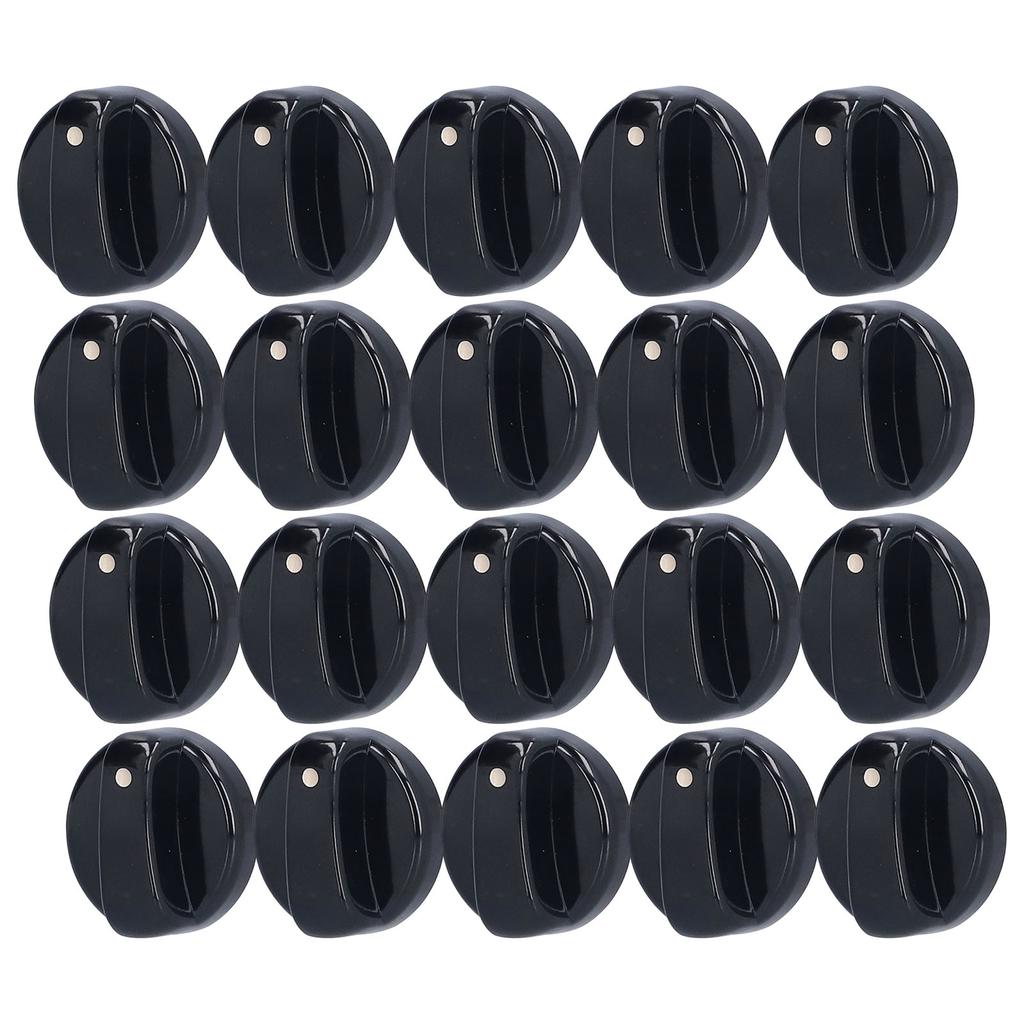 20PCS 8mm Universal Kitchen Range Control Knob ABS for Gas Stove Microwave Oven Water Heater