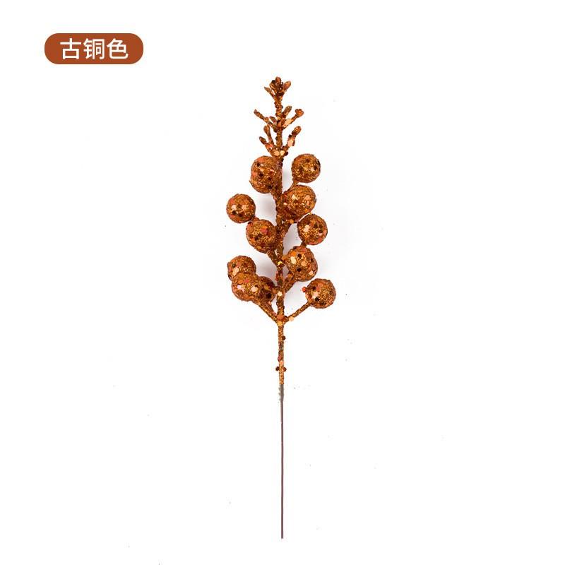 Plastic Christmas Flower Decorations Tree Ornamentation Festive Holiday Party Home Xmas Decoration Supplies
