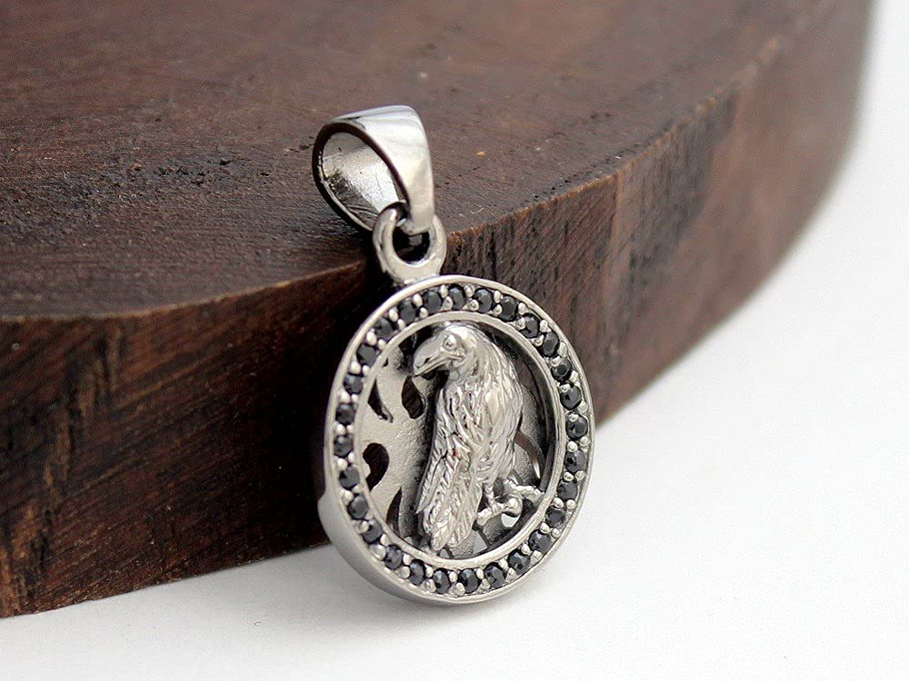 Goodvibrations Good Vibrations Yatagarasu Crow Crow Silver Pendant