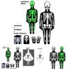 Skull Cosplay Costume With Glowinthedark Effect For Halloween And Cosplay Events
