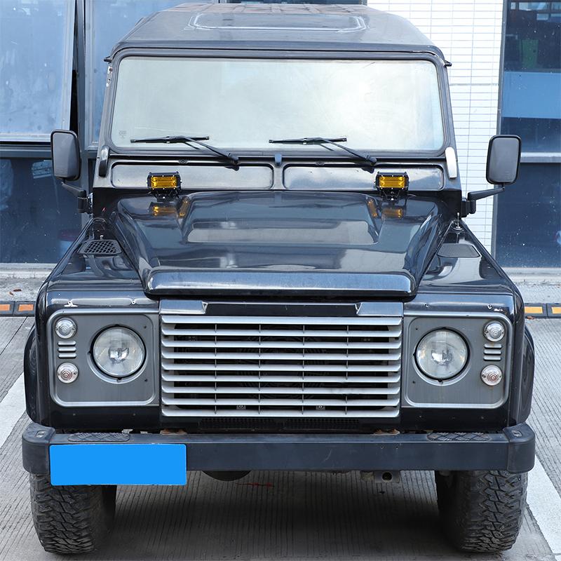 Car Led Light Bar Steel Bracket Light Holder Light Mounting Bracket Carbon Steel For Land Rover Defender 2004-2018 Accessories