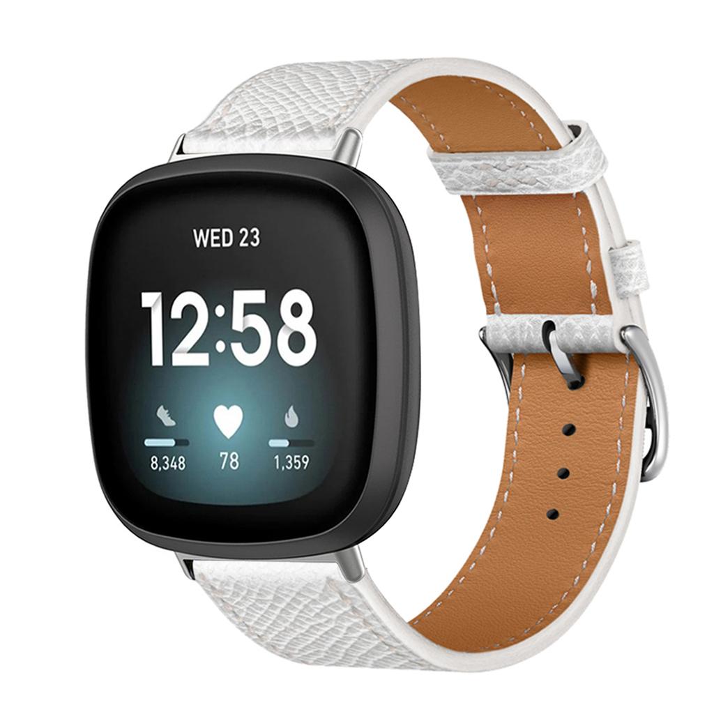 Leather Bracelet Strap For Fitbit Versa 4 3 2 1 Versa Lite Smart Watch Wristband Replacement Strap For Fitbit Sense/sense 2 Watchband