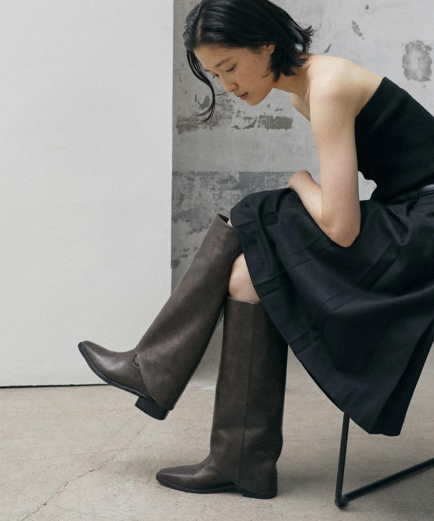 Epure Milo Folding Long Boots (2Colors)