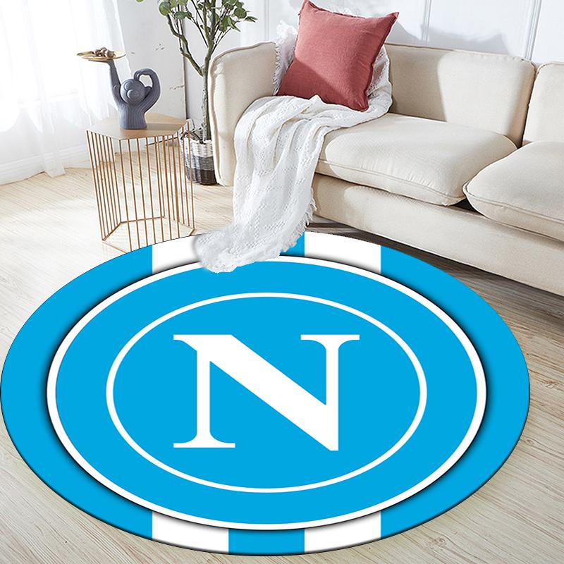 Napoli Round Area Rug Under Office Chairs Bedroom Living Room Home Decor