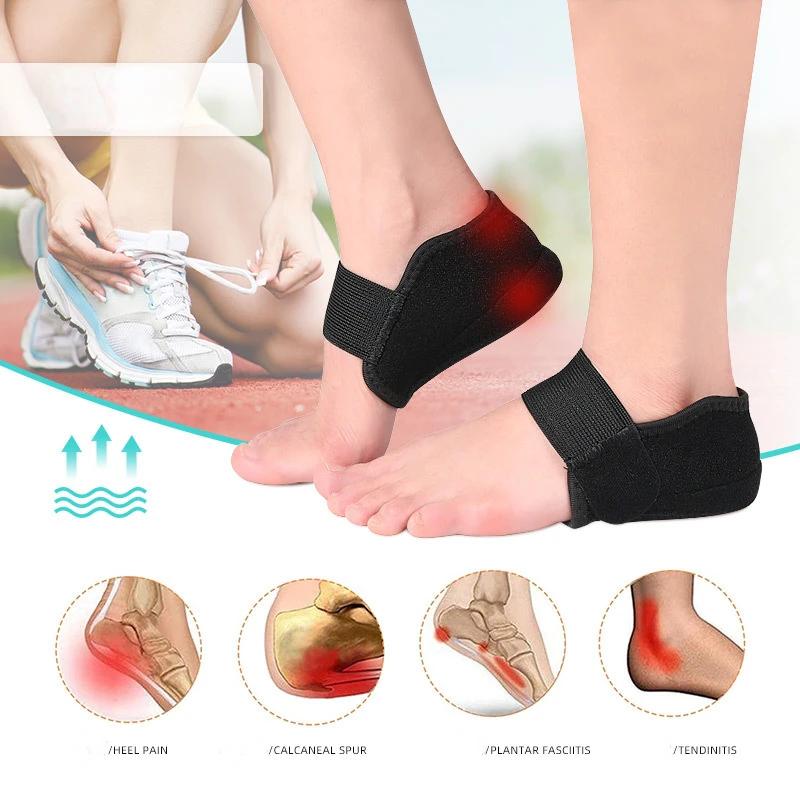 1 Pair Silicone Heel Cup Cushion Shock Absorption Shoe Pads for Plantar Fasciitis Spurs Moisturising Foot Care Protector Inserts