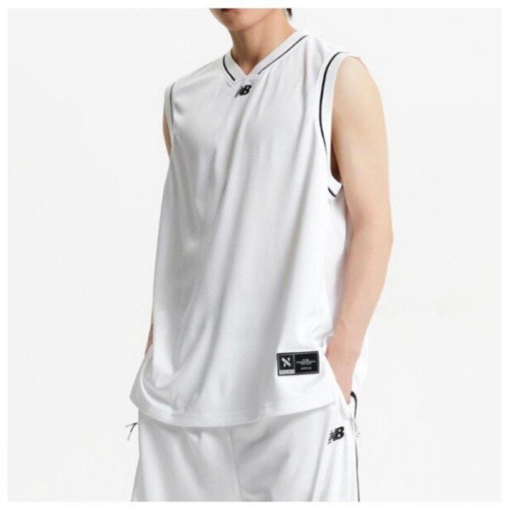 

New Balance Basketball Sleeveless Top Lqj Nbngf21573 10 White series/100