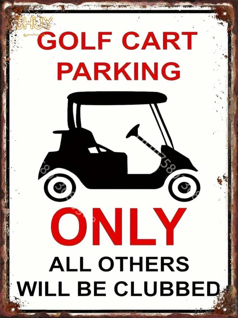 Golf Metal Sign Retro Tin Signs for Golf Course Bar Club Vintage Wall Decor Plaques Art Panting Pictures Posters Home Decoration