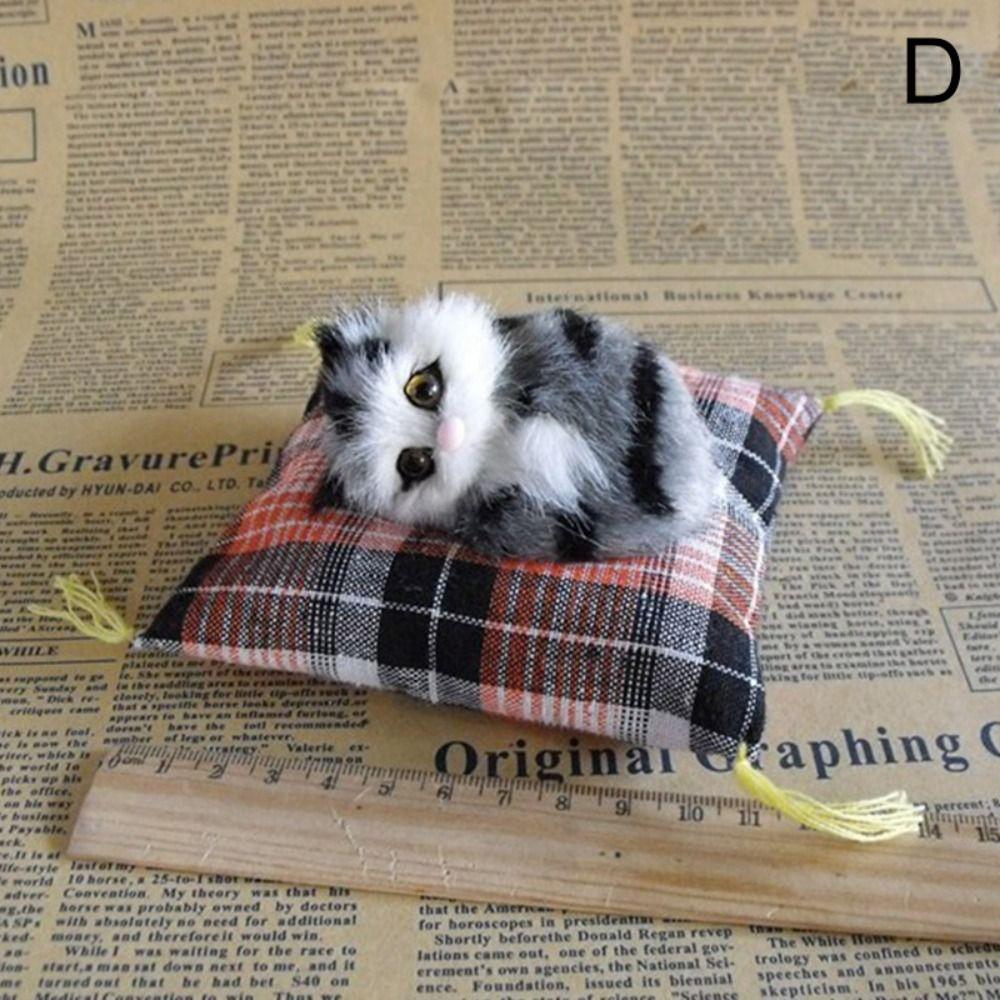 

Подарок на день рождения Креативное украшение Плюшевые Креативные Плюшевые Кошки Кошачьи Украшения Искусственные Кошки Симуляция Кошки D