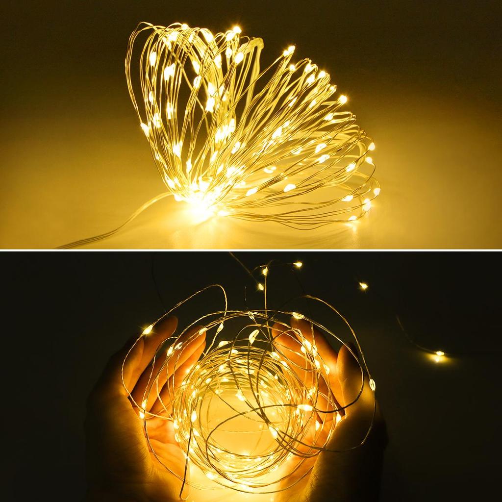 LED Fairy Light 10M 20M With EU Plug LED Copper Wire String Lights for Christmas Wedding Party Holiday Decor