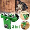 New Adjustable Wood Dowel Punch Locator Woodworking 3 In 1 Doweling Jig Kit Pocket Hole Jig Mini Cabinet Hole Drill Guide Tool