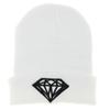 Fashionable Wool Knit Hat with Diamonds Embroidery, Hip-hop Style, Warm and Comfortable for Snowboarding and Running