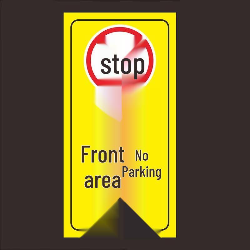 Reflective No Parking Warning Sign