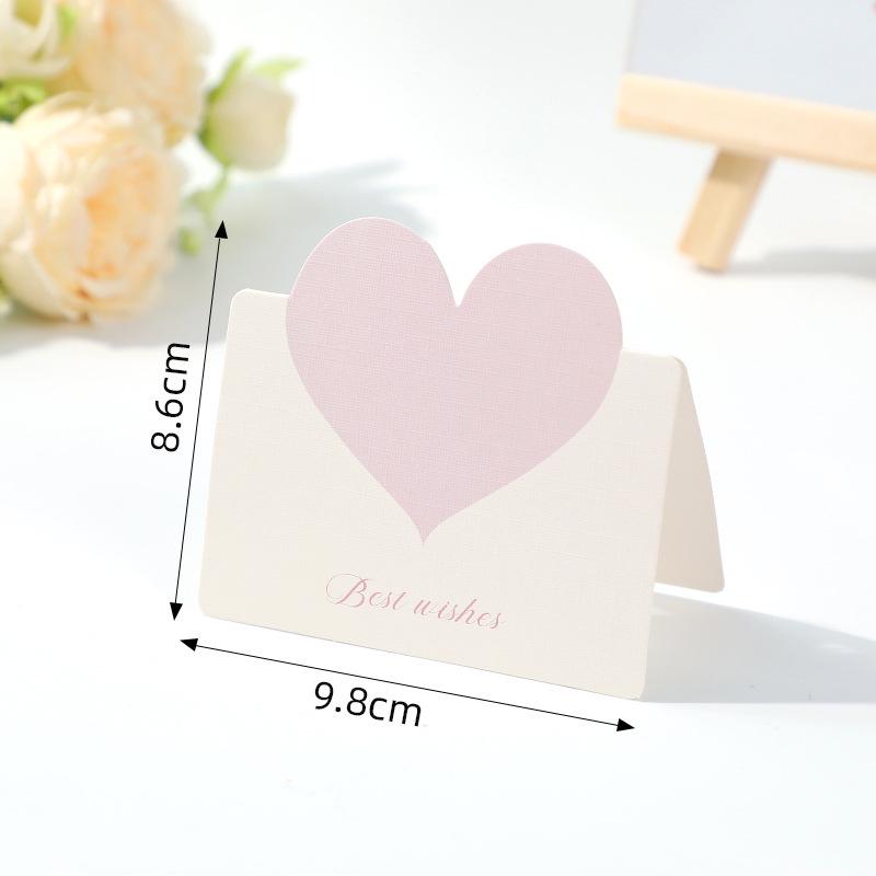 3D High-End Blank Folding Greeting Card with Handwritten Wishes