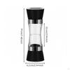 Manual Pepper Easy To Refill Refillable Through Design Seasoning for Home Cooks,