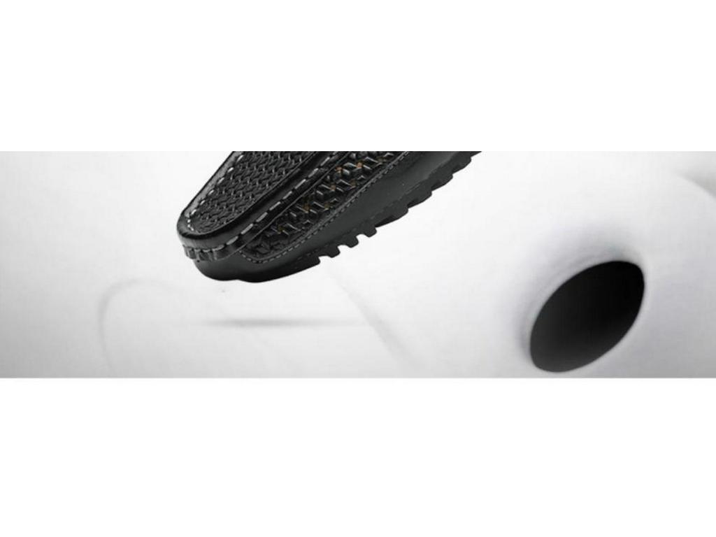 Pánské letní prodyšné kožené nazouvací mokasíny - Vykrajované, Všestranné, Nadměrné velikosti, Měkká podrážka