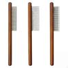 3 Pieces Pet Comb Wooden Handle Detangling AntiKnot Animal Grooming