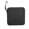 4/5/6/7/8 Compartments Adjustable Glasses Organizer, Portable Black Storage Bag Case For Travel, Sturdy Dividers Eyewear Box