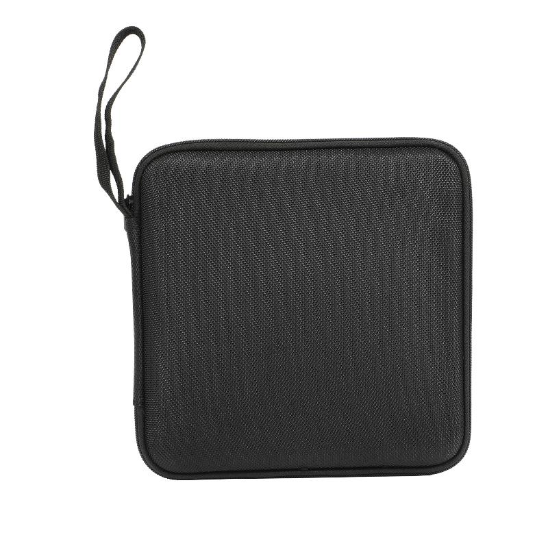 4/5/6/7/8 Compartments Adjustable Glasses Organizer, Portable Black Storage Bag Case For Travel, Sturdy Dividers Eyewear Box
