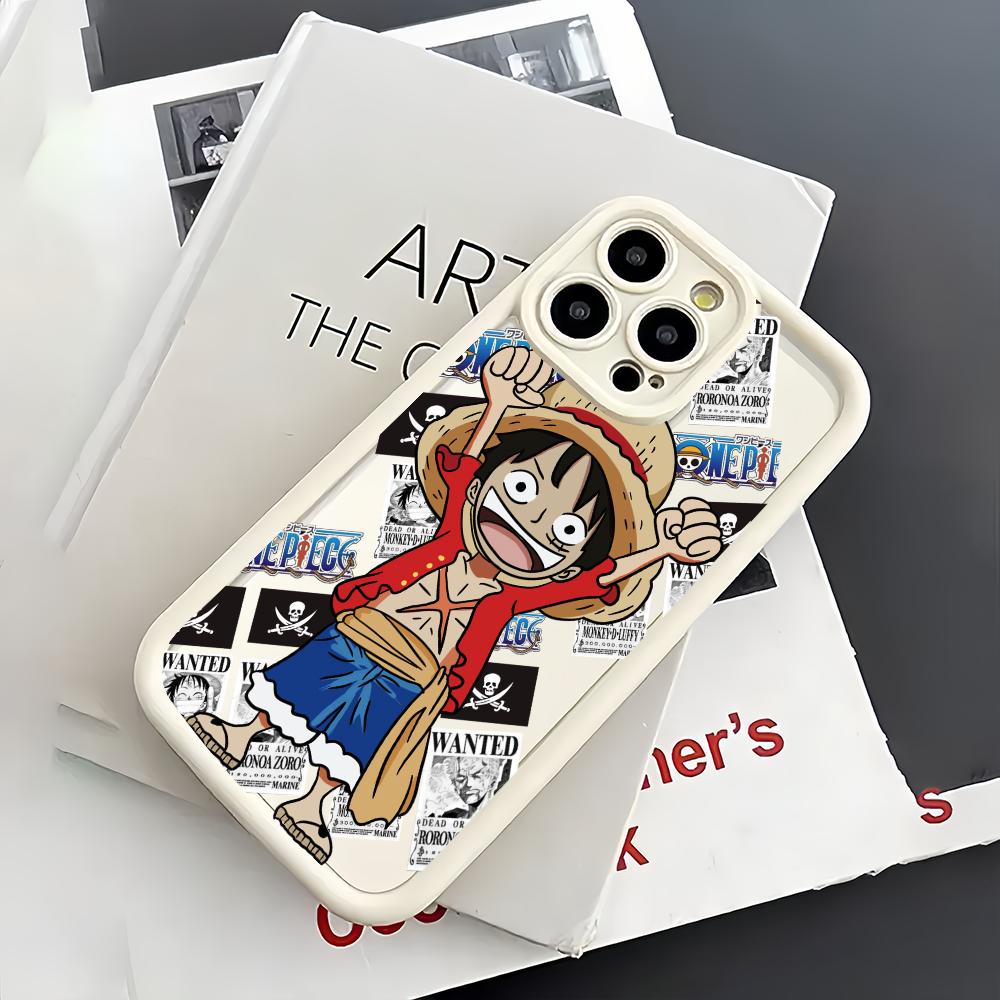 ONE P-PIECE Anime phone case For Samsung Galaxy S25 S24 S23 S22 A54 A35 A15 Ultra Plus Fe Anti-Slip Silicone Soft Shell