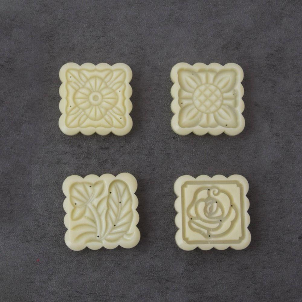 Model na pečení těsta ve tvaru květiny 3D forma na vykrajování sušenek Forma na měsíční koláče Svátek poloviny podzimu