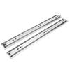 1 Pair 18 Inch   Bearing Cabinet Drawer Slider Runner Steel Slide Rails