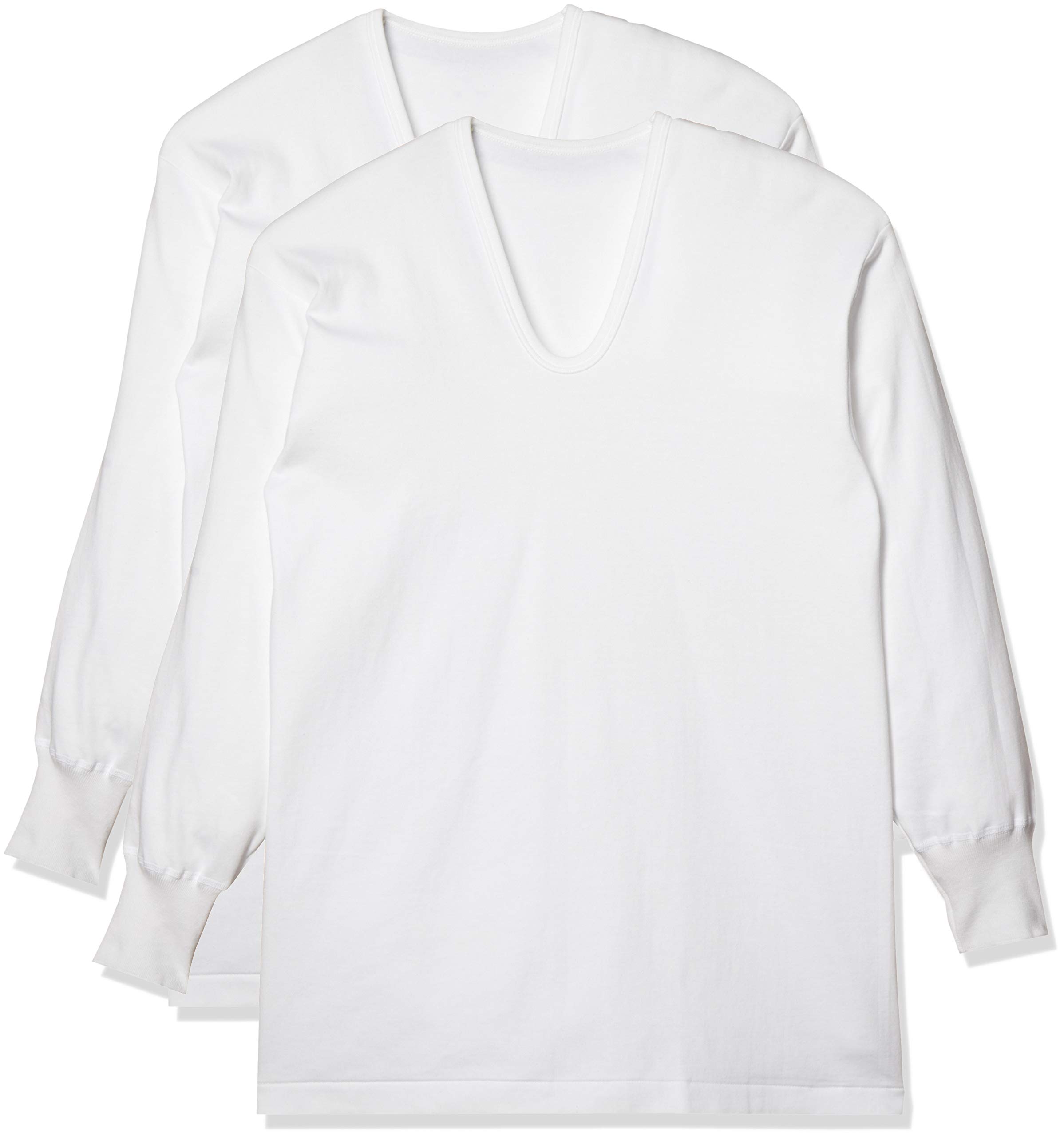 

Gunze RP28102 Внутренний Дальний Инфракрасный Длинный Комплект Размер M к Японскому Размеру Мужские Футболки, Обработка, Быстросохнущий, Гладкий, Рукав, U-образный вырез, 2, Белый, белый