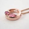 [Used] K10PG pink tourmaline pendant/g466-56