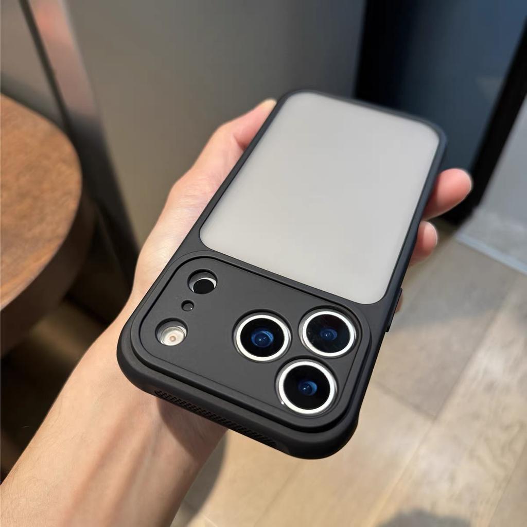 Luxury Matte Transparent Phone Case For iPhone 12 13 14 15 16 17 Pro Max Plus Air Shockproof Bumper Cases Cover