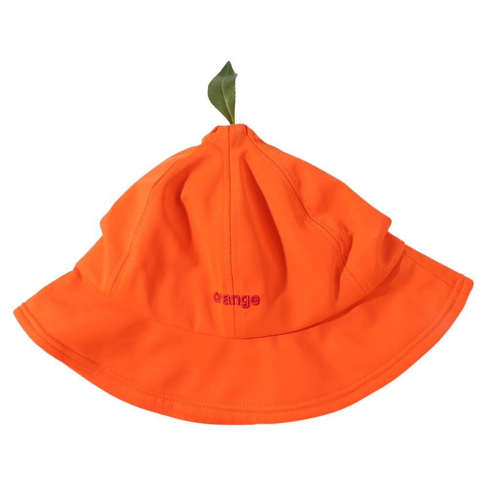 Quick-dry Creative Orange Bucket Cap Cotton Embroidered Letter Sun Hat  Camping