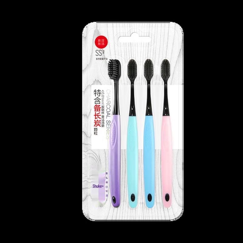 

Shuke Charcoal Silk Energy Toothbrush 4-Pack