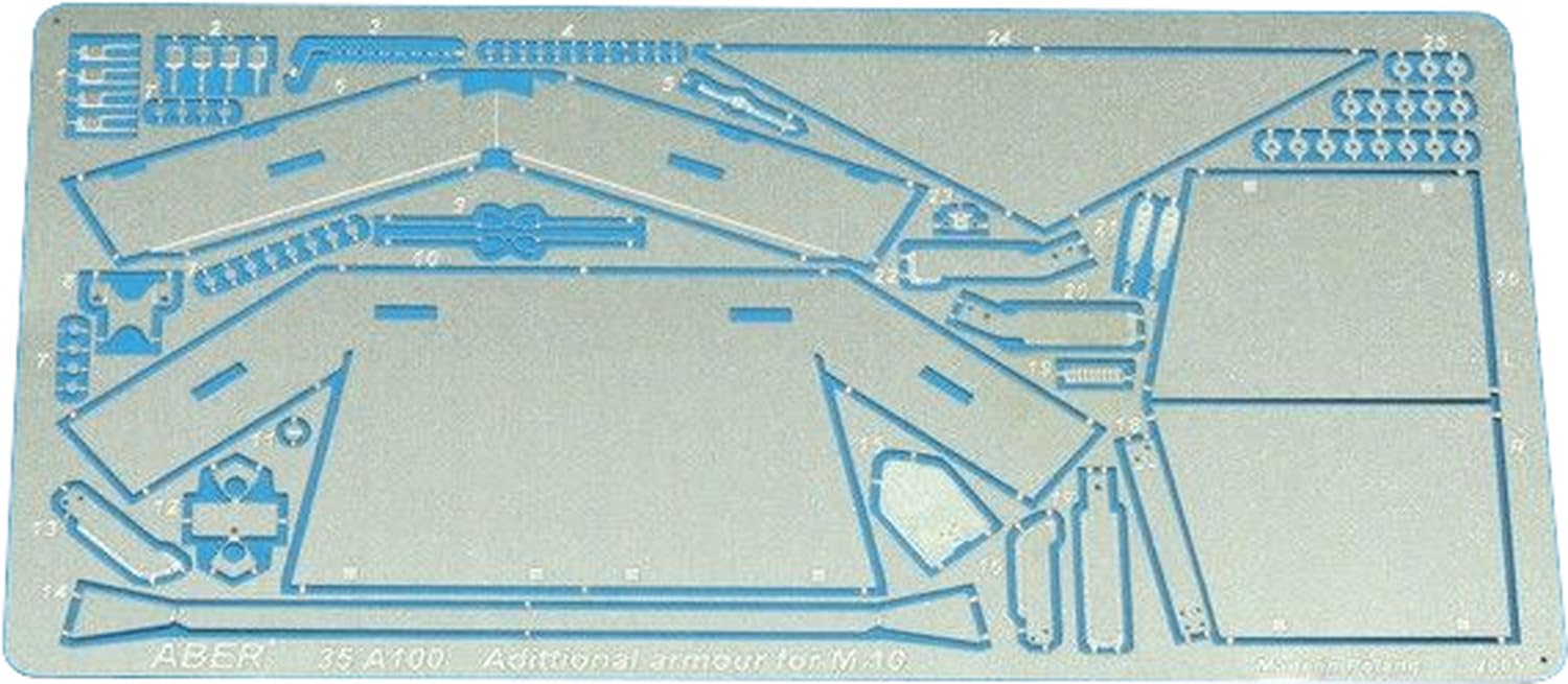 

ABER Американская самоходная противотанковая установка Дополнительная бронеплита Пластиковые детали модели 35A100 1/35 M-10 (танк)