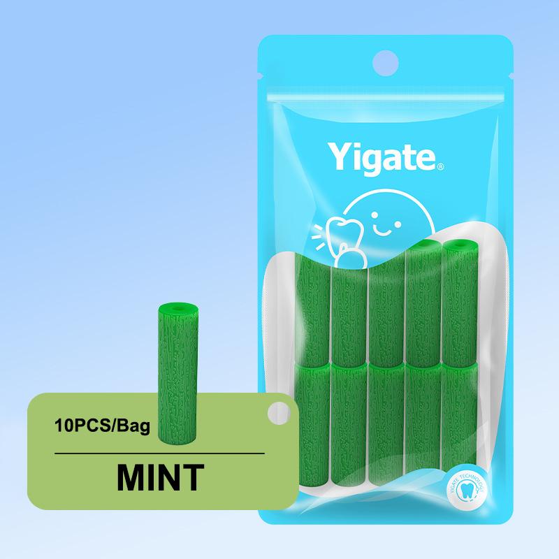 10Pc Dental Stick Fruit Flavor Orthodontic Bite Aligner Chewies Silicone Teeth Stick Bite Tree Pattern Design Tooth Chew Aligner
