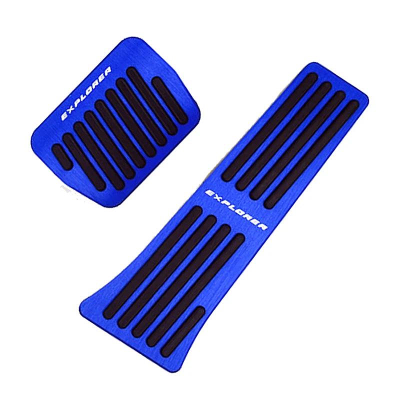 

For Ford Explorer U625 Acessories 2025 2025 2025 2020 Car Pedals Stainless Steel Brake Non-slip No Drilling Restfoot Pedals Pads