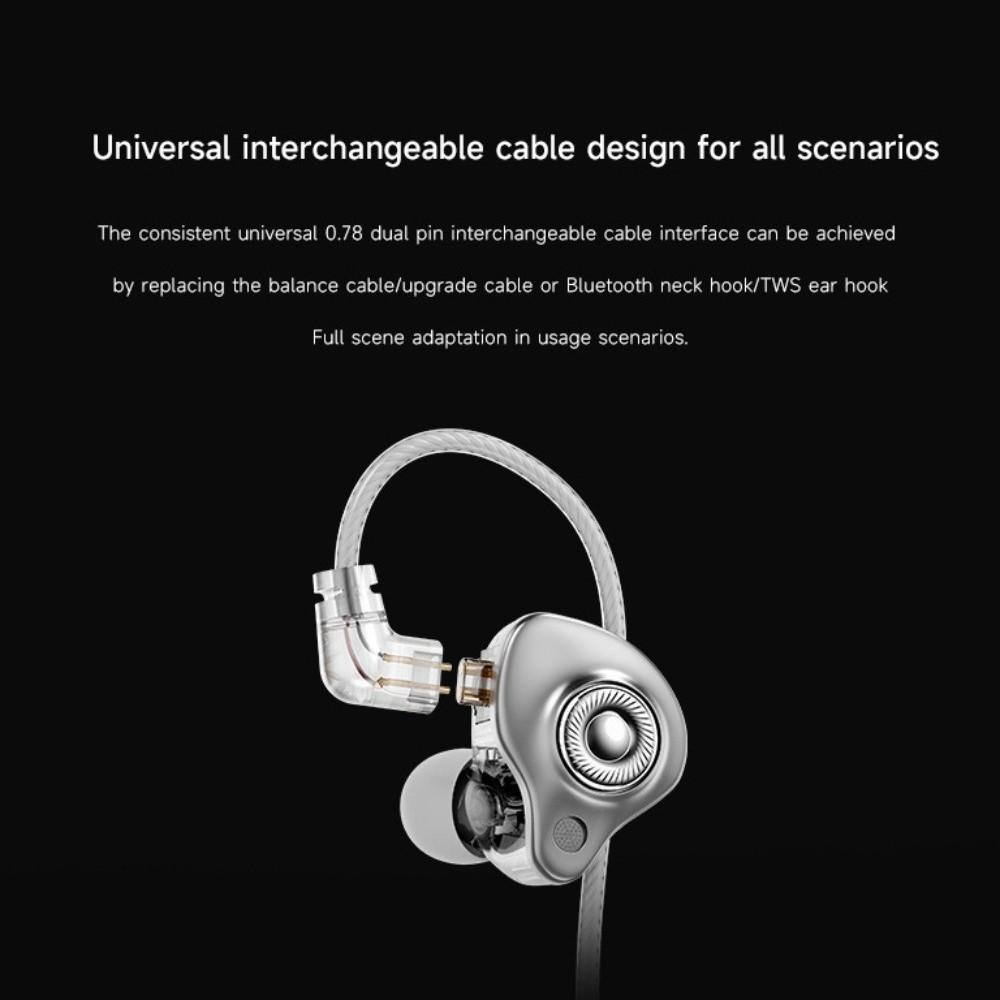 3.5mm/Type C Pluggable Wired Earphone HiFi Stereo Wired Headset in Ear Earphones  Listen To Music