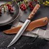 Kitchen Stainless Steel Fishing Knife Meat Fish Sushi Knife Fruit Vegetables Cutter with Knife Cover