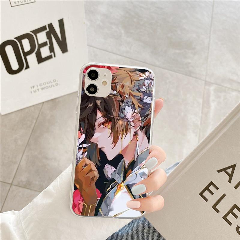 For Xiaomi Mi Redmi Note 9 9T 9C 9S 8 8T 10 5 7 Poco M3 F3 X3 NFC A3 12 11 11T 10T Pro 9a 10S Lite Genshin Impact Soft TPU Case