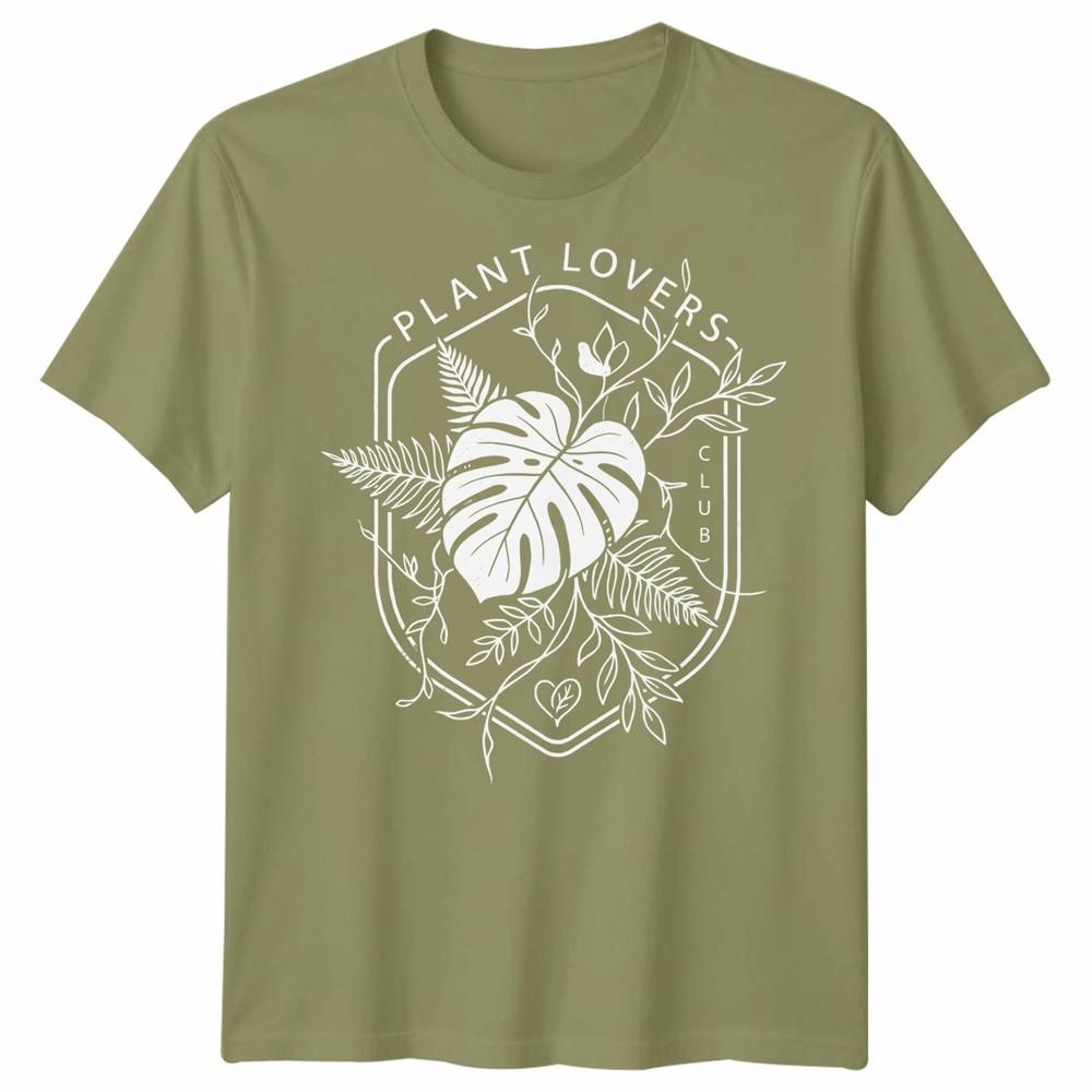 Plant Lovers Unisex T Shirt Botanical Graphic Tee For Gardeners Gardening Gift