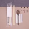 Bulk Bamboo Disposable Chopstick & Spoon Meal Packs