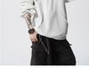 Unisex Trendy Button Design Hooded Sweatshirt - Versatile Loose Fit