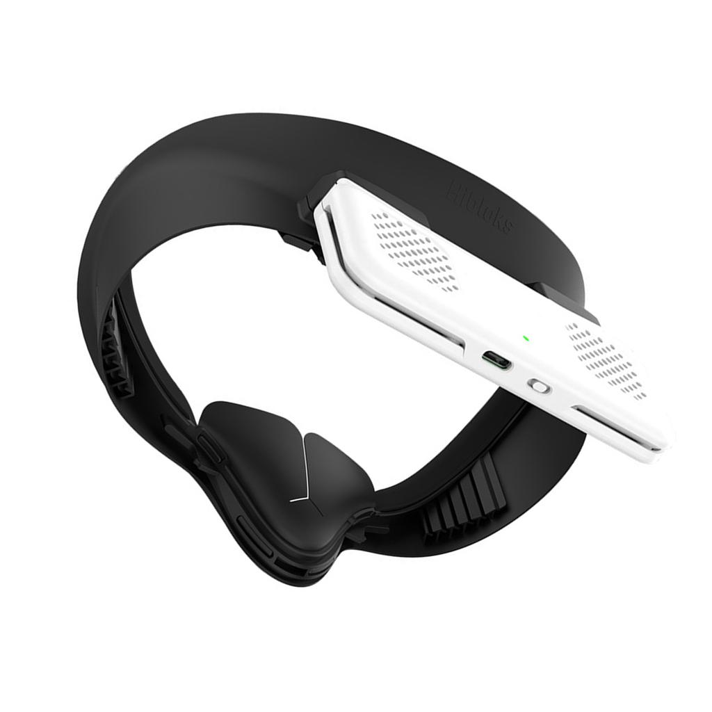 Cooling Fan VR Face Pad Anti Fog Sweatproof Virtual Reality Accessory Enhances Gaming Comfort For Oculus Quest 3S