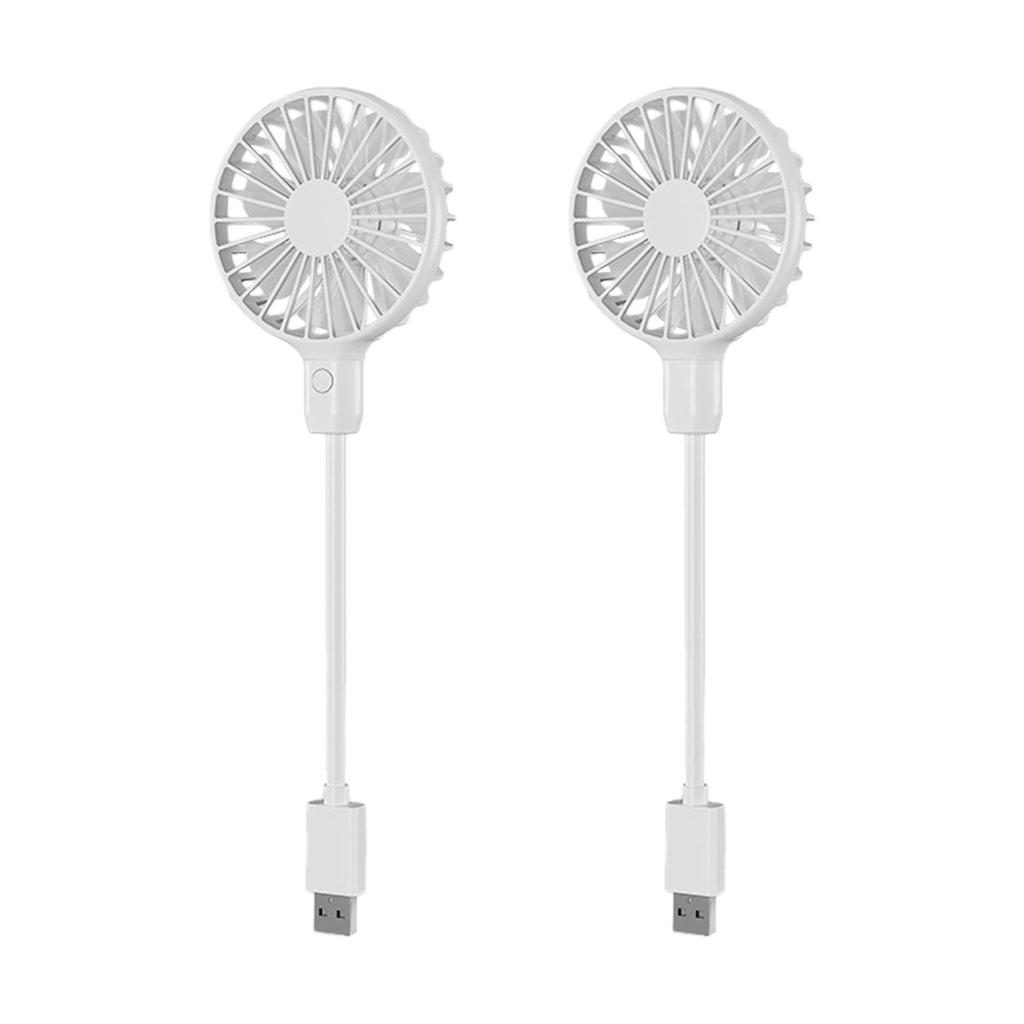 USB Plug In Fan Summer Gift Lightweight Mini Cooling Fan Portable Fan Small Personal Fan for Home Camping Office Hiking Travel