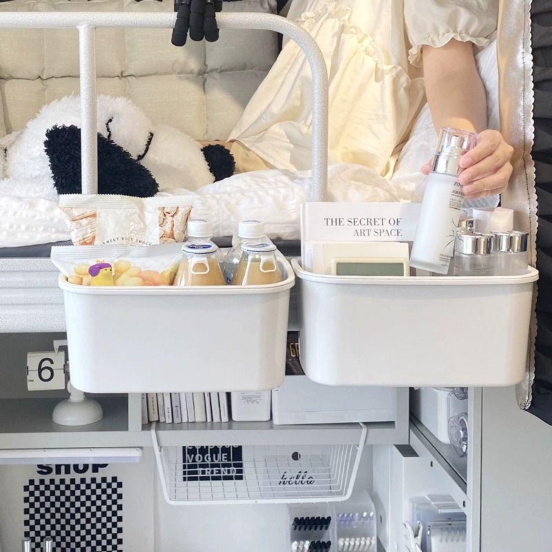 Newcomer Exclusive: Bedside Hanging Basket - No-Punch Upper Bunk Storage with 0.1 Free Shipping!