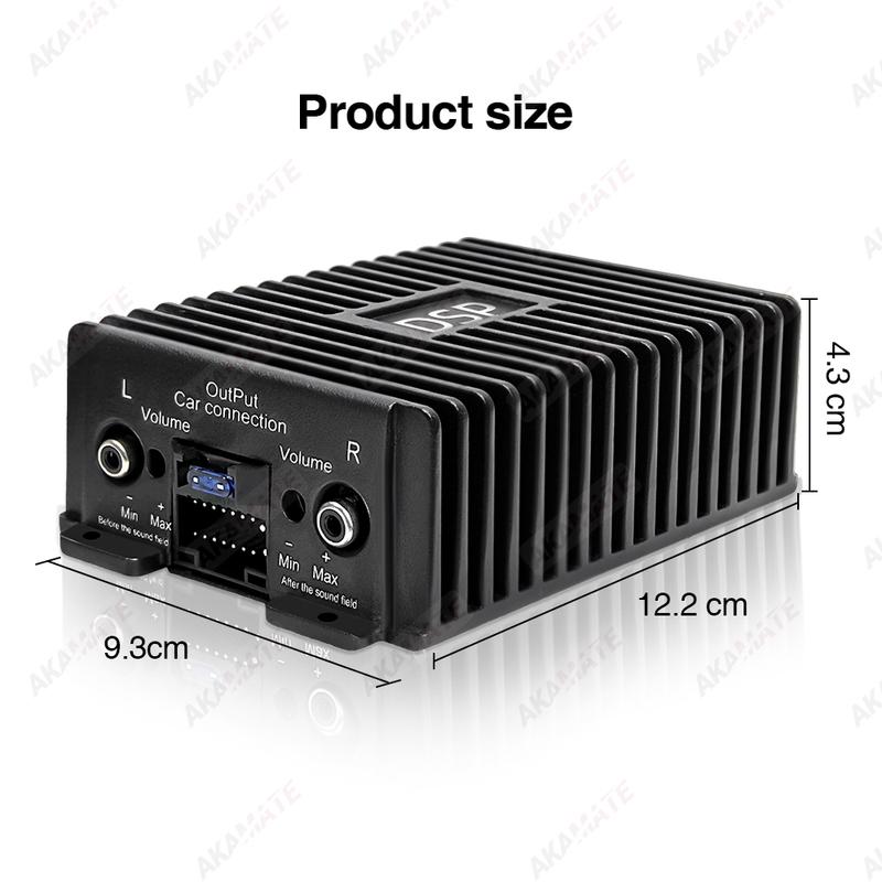 DPS Car Amplifier for Android System Car Radio Non Destructive Modification Speaker Enhance Sound Car Audio Processor 4 Channel